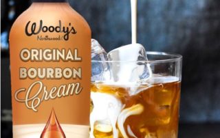 Woody's Bourbon Cream P. Nut Drink With Original Bourbon Cream Bottle